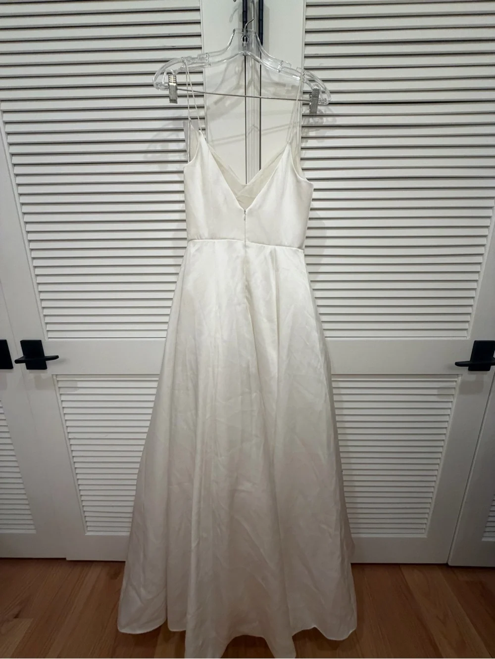 NWT Reformation Icelynn Satin Dress Ivory 6 Bridal Wedding Gown